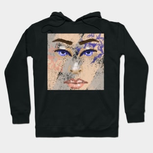 Eyes tattoo on  face Hoodie